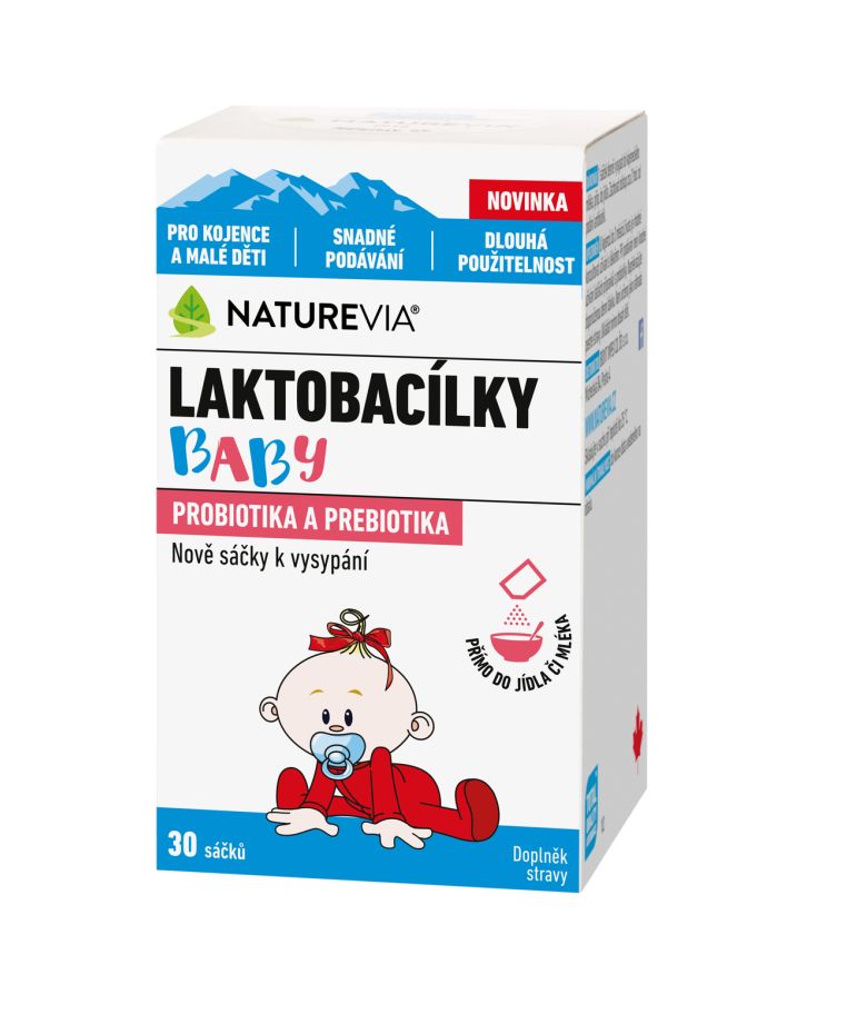 NatureVia Laktobacílky baby 30 sáčků NatureVia