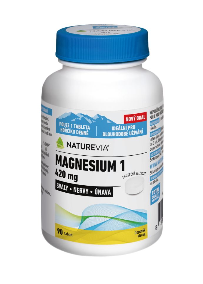 NatureVia Magnesium 1 420 mg 90 tablet NatureVia
