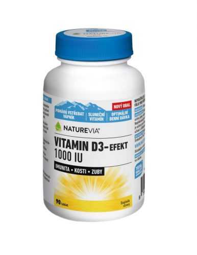 NatureVia Vitamin D3-Efekt 1000 IU 90 tablet NatureVia
