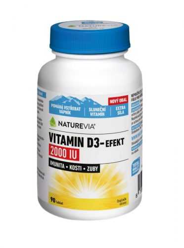 NatureVia Vitamin D3-Efekt 2000 IU 90 tablet NatureVia