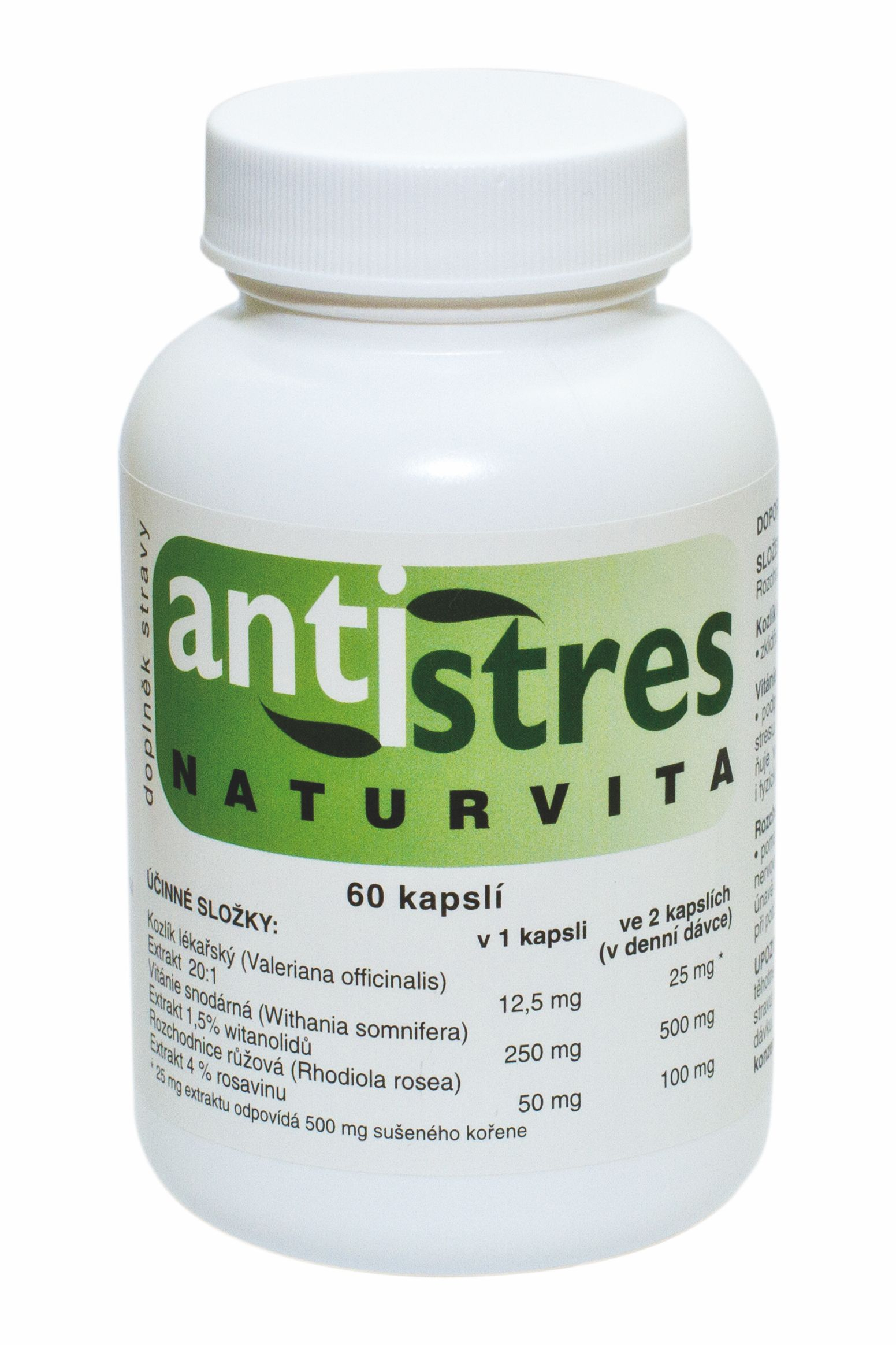 Naturvita Antistres 60 kapslí Naturvita