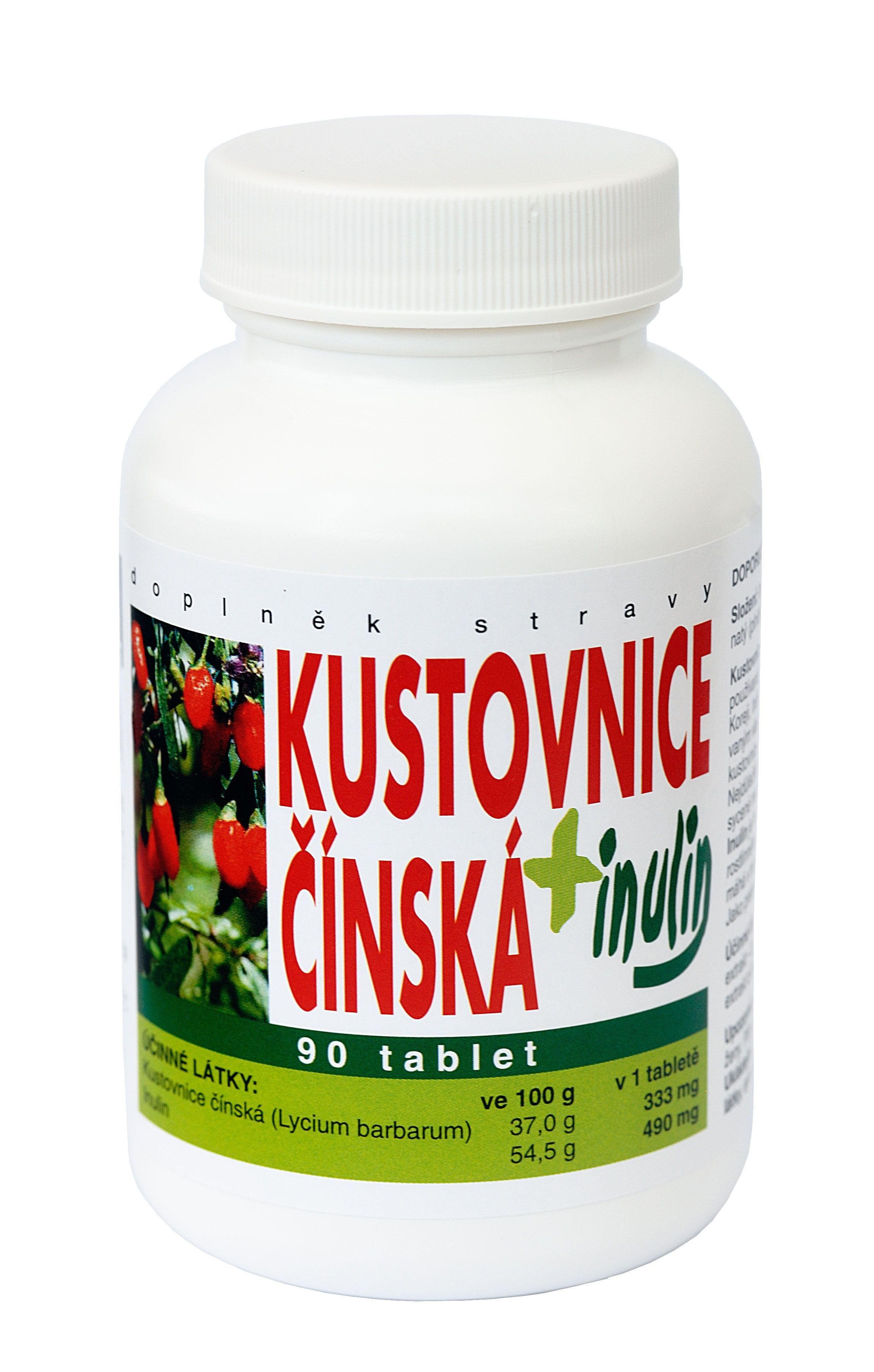 Naturvita Kustovnice čínská + Inulín 90 tablet Naturvita