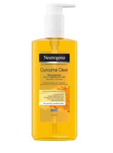 Neutrogena Curcuma Clear Micelární odličovací gel 3v1 s kurkumou 200 ml Neutrogena