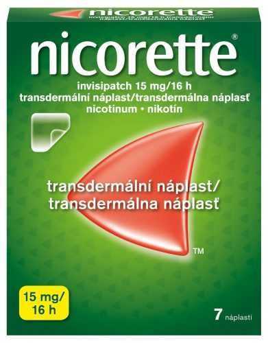 Nicorette Invisipatch 15 mg/16 h transdermální náplast 7 ks Nicorette