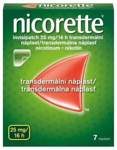 Nicorette Invisipatch 25 mg/16 h transdermální náplast 7 ks Nicorette