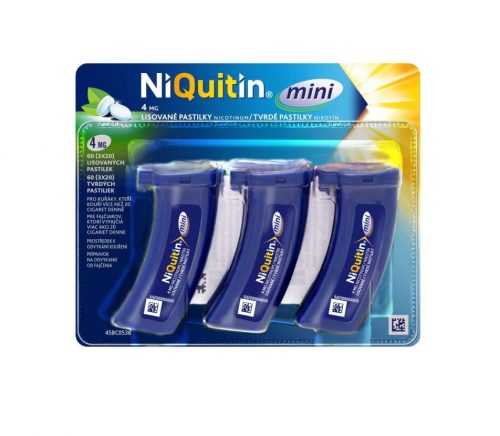 Niquitin mini 4 mg 3x20 lisovaných pastilek Niquitin
