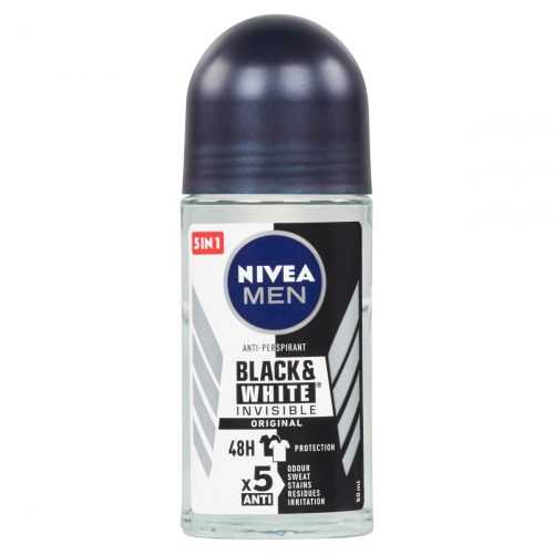 Nivea MEN AP Black&White Invisible Original kuličkový antiperspirant 50 ml Nivea