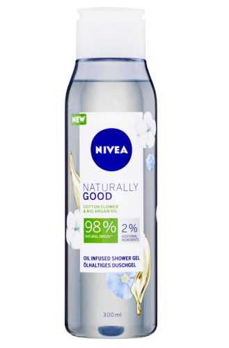 Nivea Naturally Good Cotton sprchový gel 300 ml Nivea