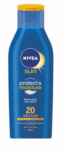 Nivea SUN Hydratační mléko na opalování OF20 200 ml Nivea