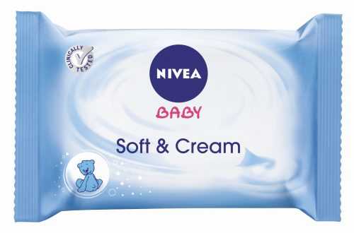 Nivea baby Soft&Cream vlhčené ubrousky 63 ks Nivea baby