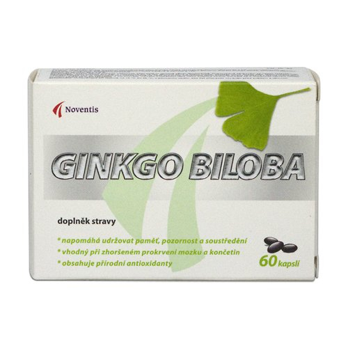 Noventis Ginkgo Biloba 40 mg 60 kapslí Noventis