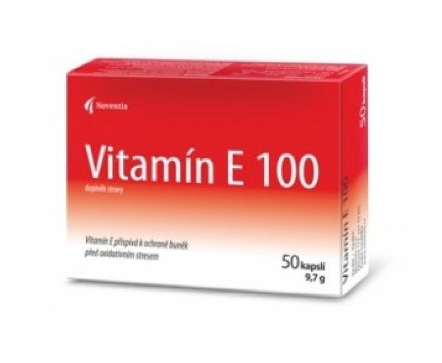 Noventis Vitamin E 100 mg 50 kapslí Noventis