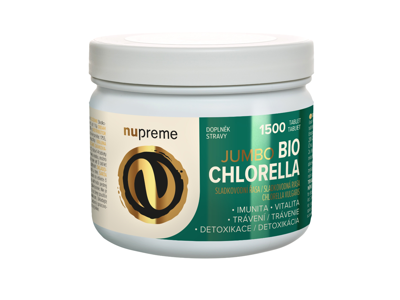 Nupreme BIO Chlorella JUMBO 1500 tablet Nupreme