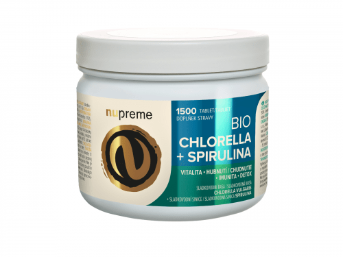 Nupreme BIO Chlorella + Spirulina JUMBO 1500 tablet Nupreme