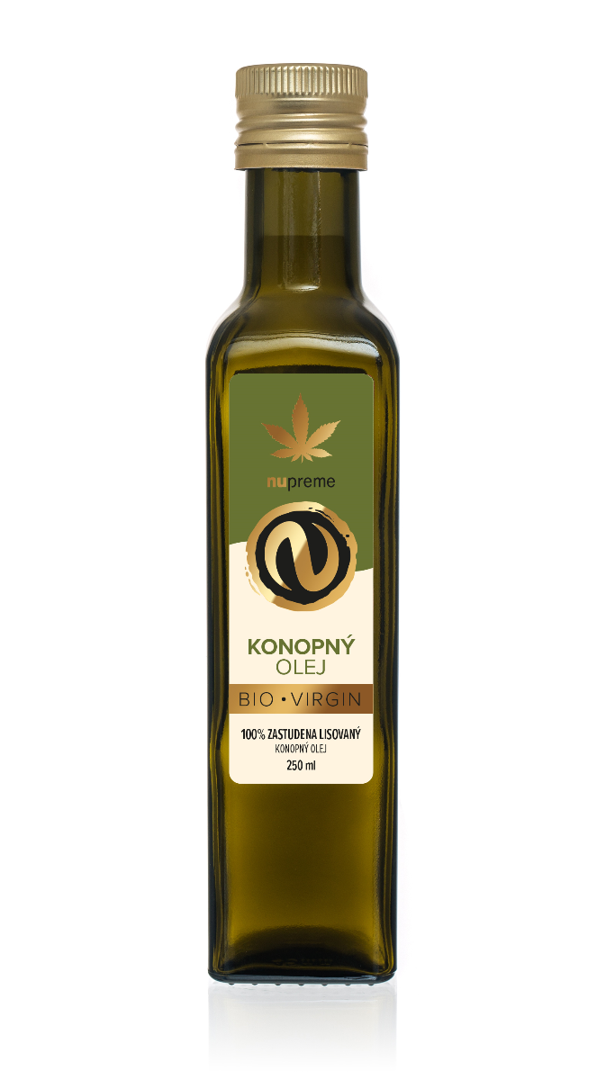 Nupreme BIO Konopný olej 250 ml Nupreme