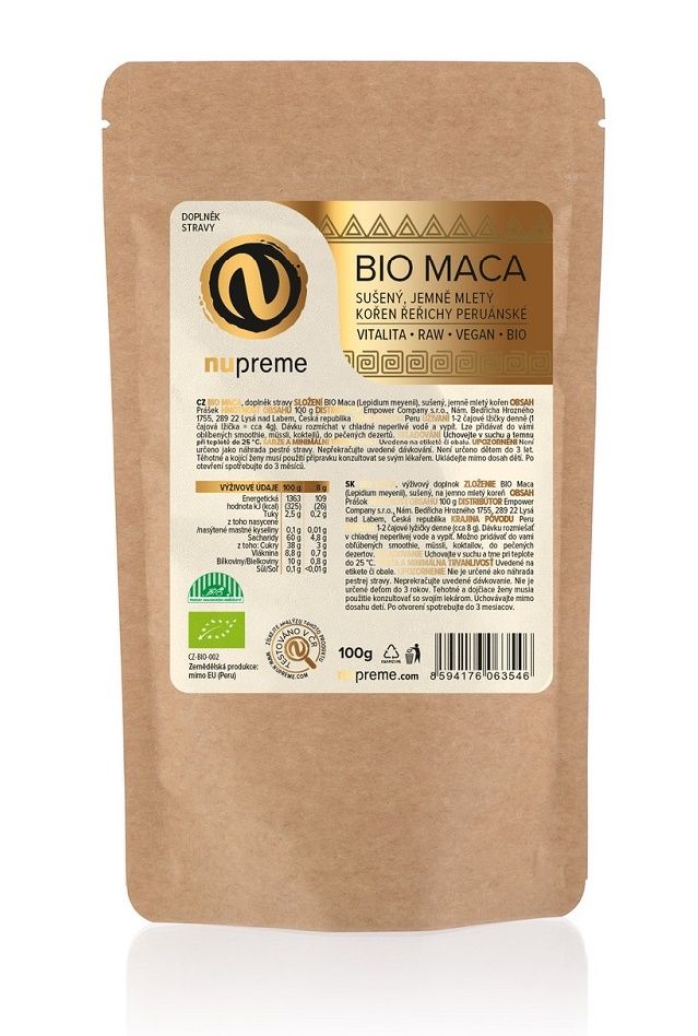 Nupreme Maca BIO 100 g Nupreme