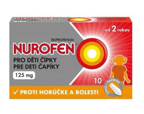 Nurofen pro děti 125 mg 10 čípků Nurofen