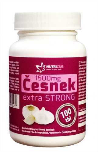 Nutricius Česnek extra strong 1500 mg 100 tablet Nutricius