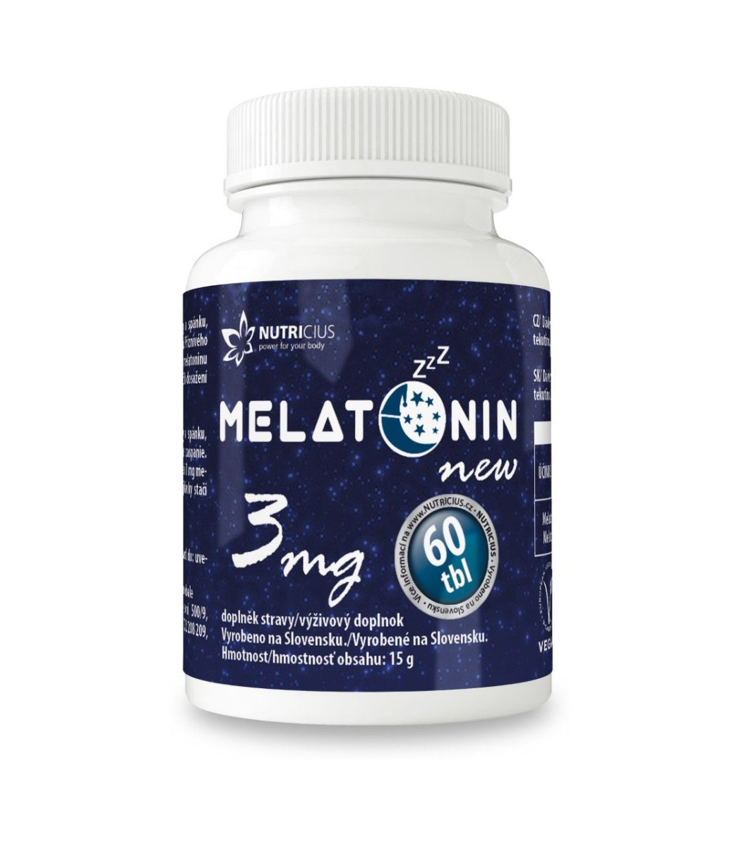 Nutricius Melatonin new 3 mg 60 tablet Nutricius