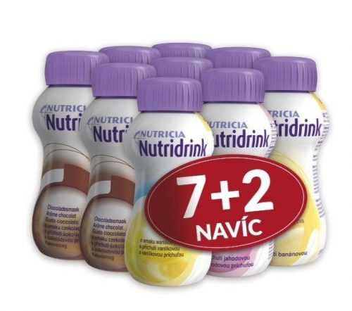 Nutridrink 7+2 akční balíček 9x200 ml Nutridrink