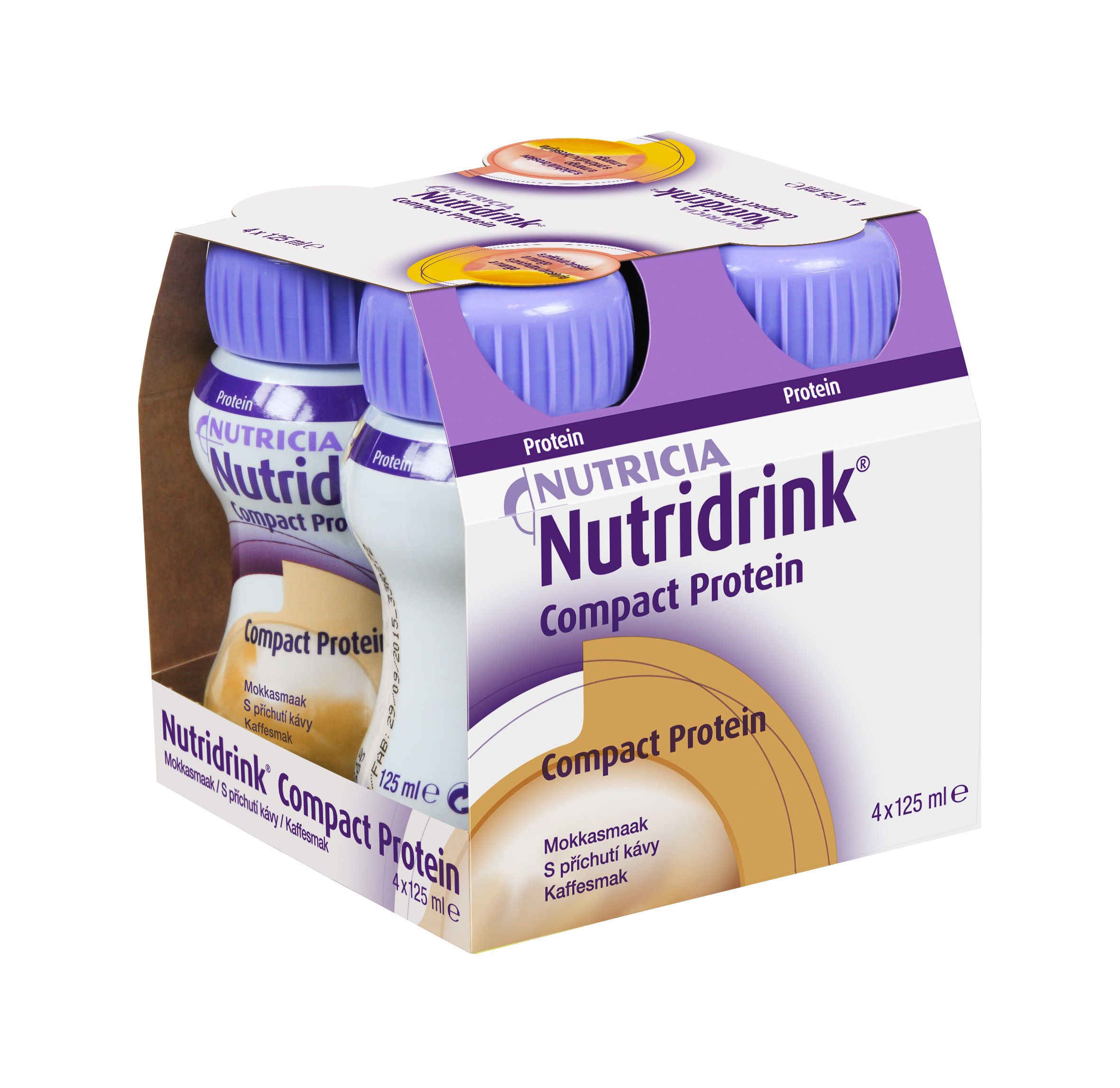 Nutridrink Compact Protein káva 4x125 ml Nutridrink