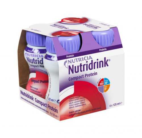 Nutridrink Compact Protein lesní ovoce 4x125 ml Nutridrink