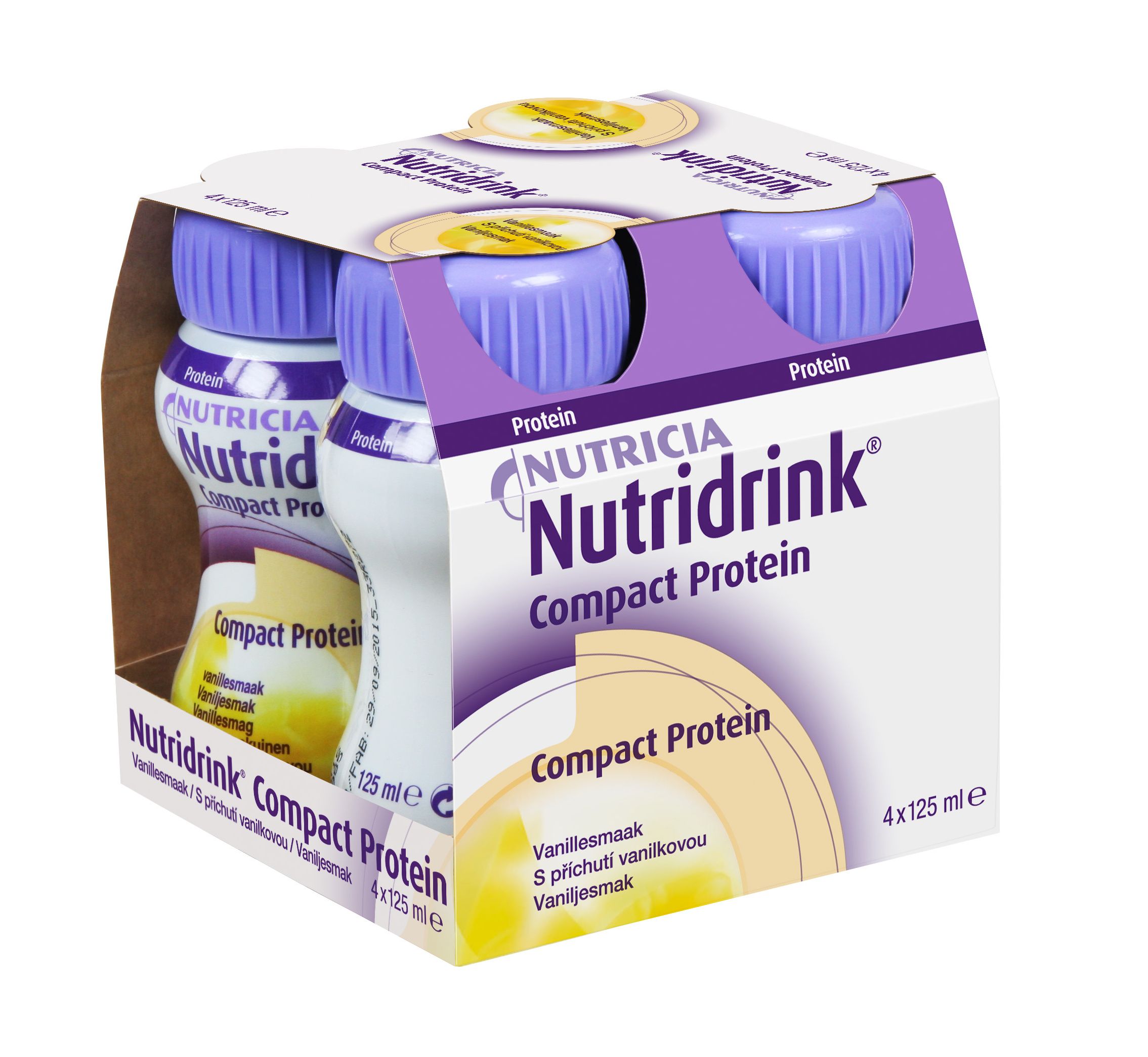 Nutridrink Compact Protein vanilka 4x125 ml Nutridrink