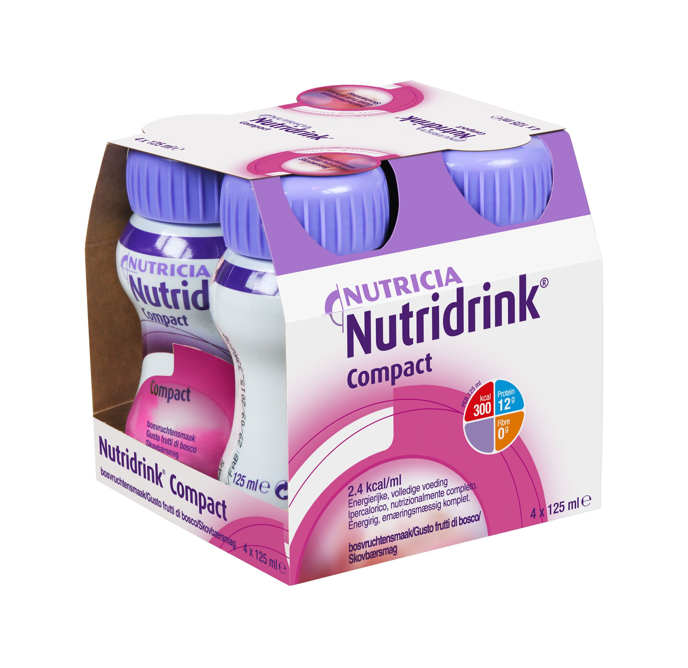 Nutridrink Compact lesní ovoce 4x125 ml Nutridrink