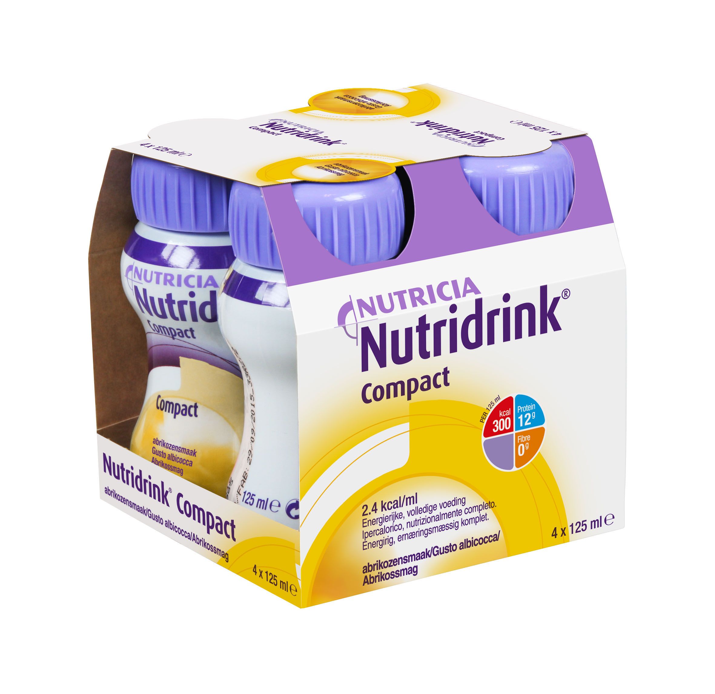 Nutridrink Compact meruňka 4x125 ml Nutridrink