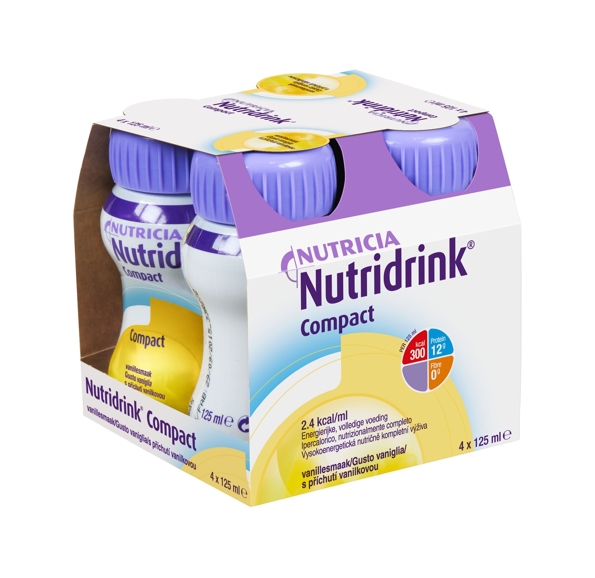 Nutridrink Compact vanilka 4x125 ml Nutridrink