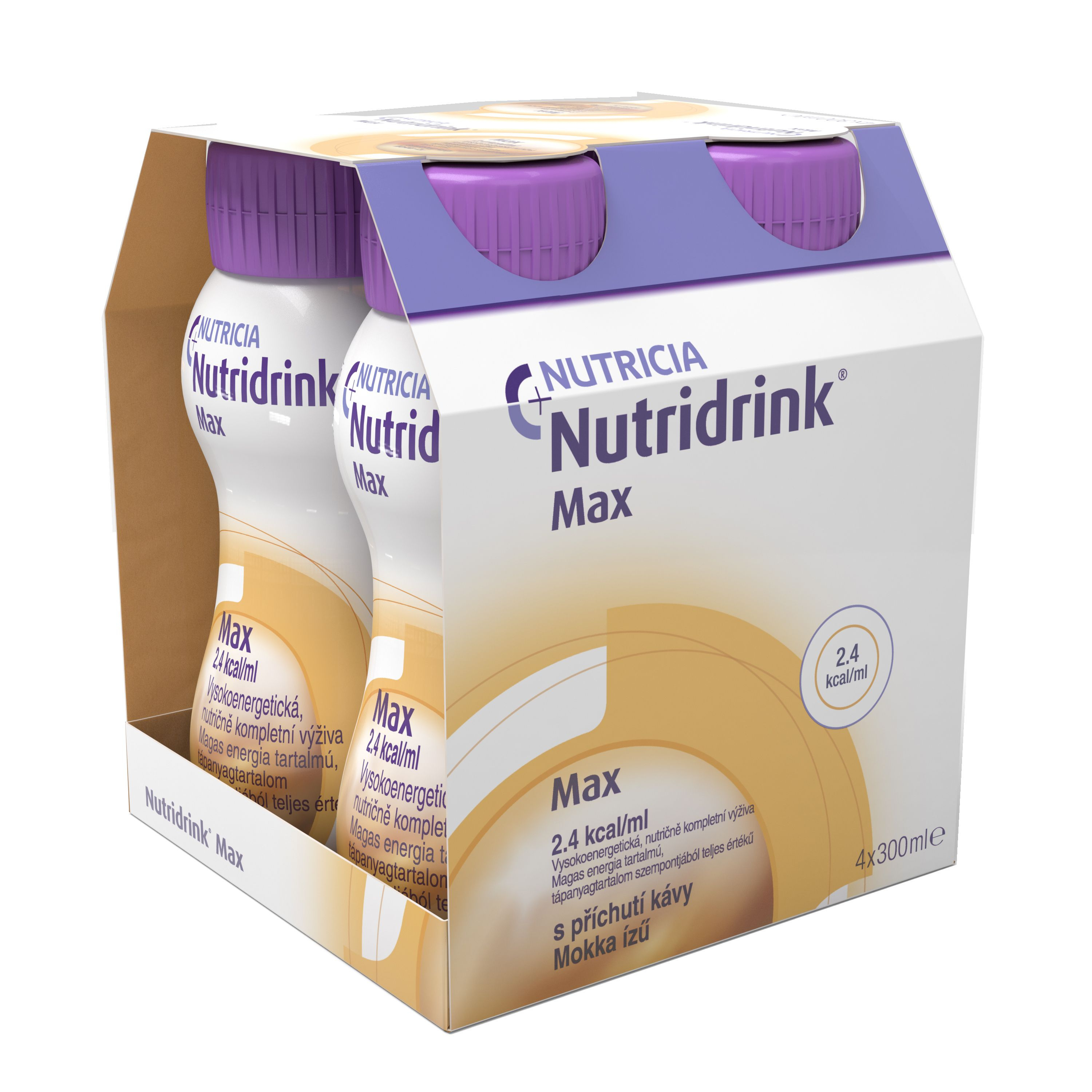 Nutridrink Max příchuť káva 4x300 ml Nutridrink