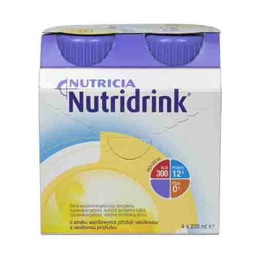 Nutridrink vanilka 4x200 ml Nutridrink