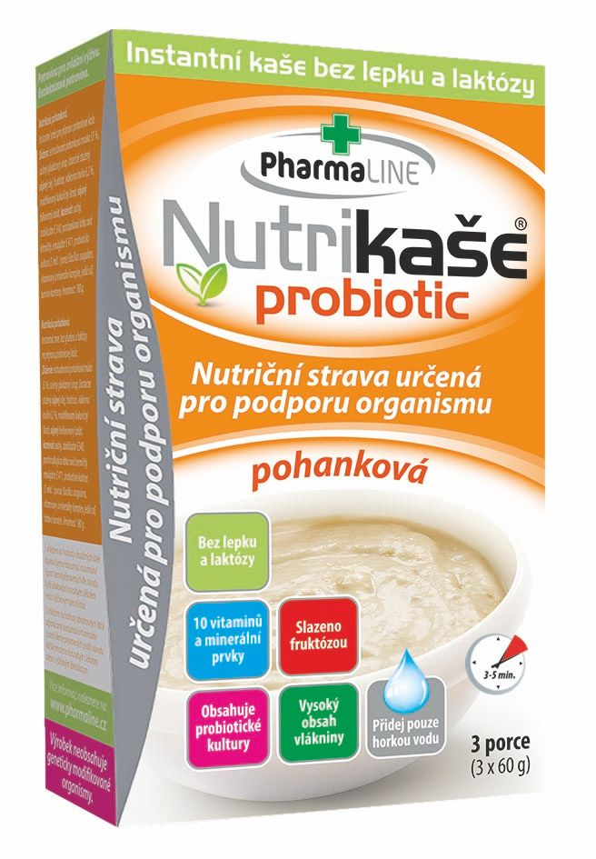 Nutrikaše probiotic pohanková 3x60 g Nutrikaše