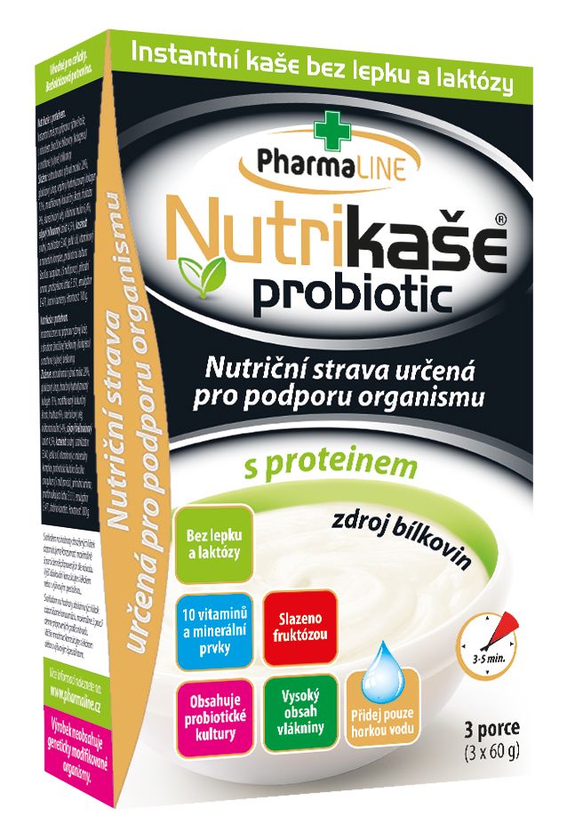 Nutrikaše probiotic s proteinem 3x60 g Nutrikaše