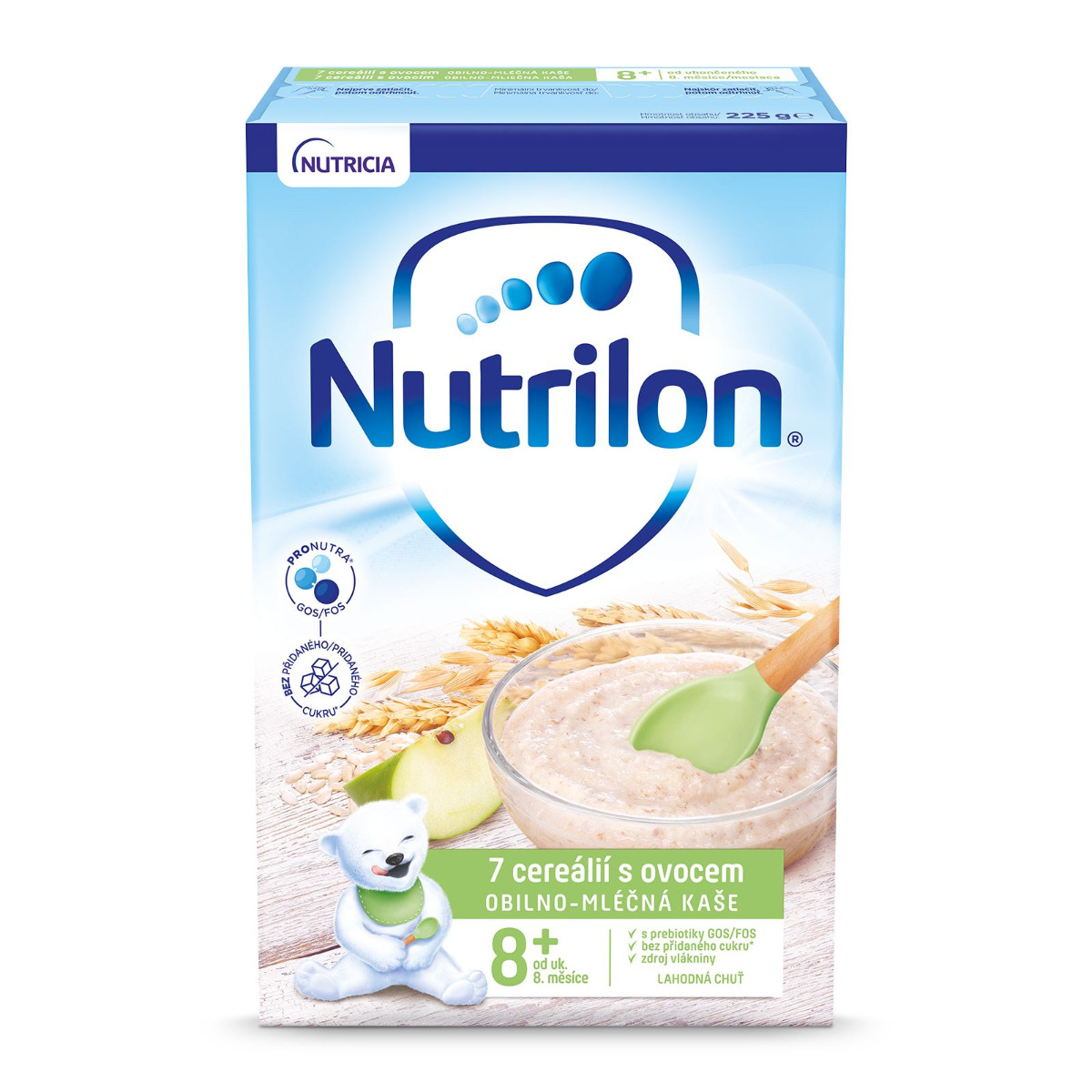 Nutrilon Kaše 7 cereálií s ovocem 225 g Nutrilon