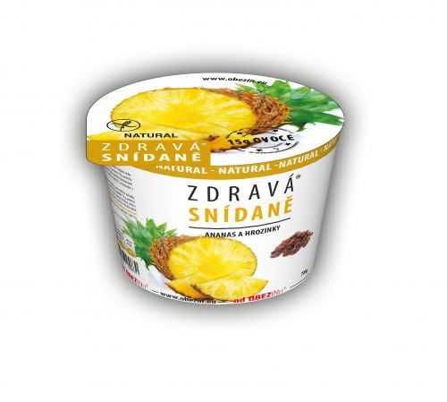 Obezin Zdravá snídaně ananas a rozinky 78 g Obezin