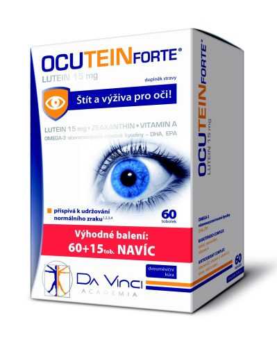 Ocutein FORTE Lutein 15 mg 60+15 tobolek Ocutein