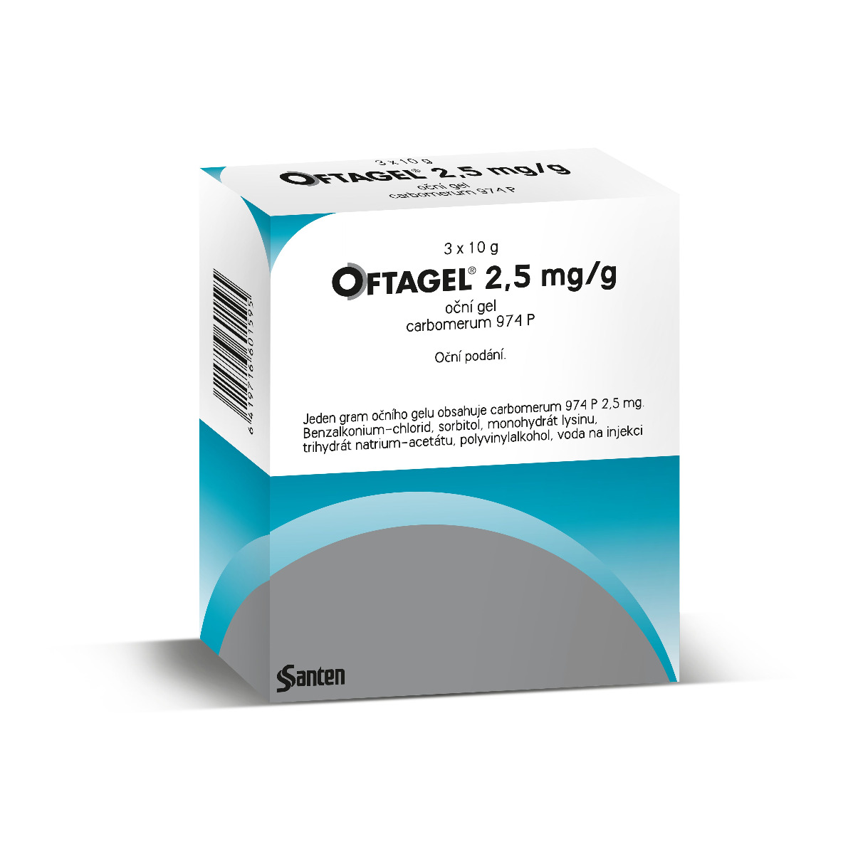 Oftagel oční gel 3x10 g Oftagel