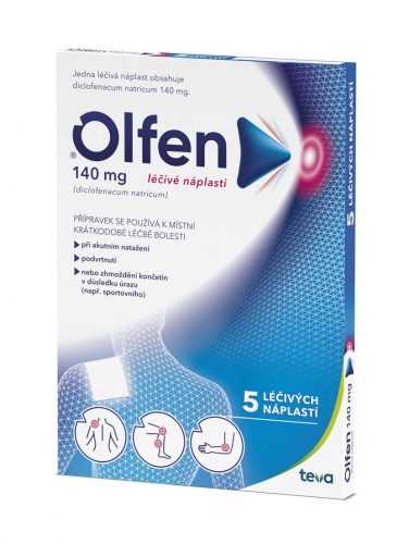 Olfen 140 mg léčivé náplasti 5 ks Olfen