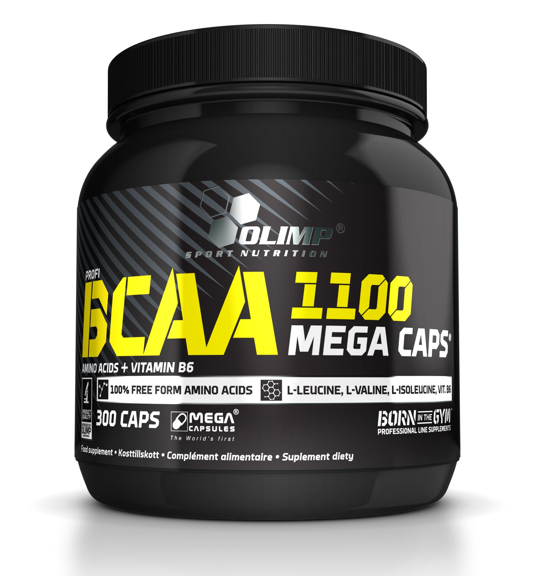 Olimp BCAA Mega caps 1100 300 kapslí Olimp