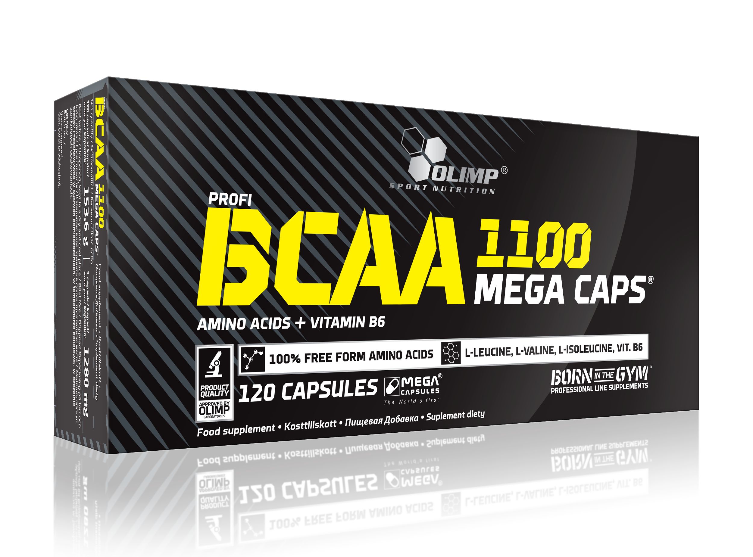 Olimp BCAA Mega caps 1100 cps.120 blister Olimp