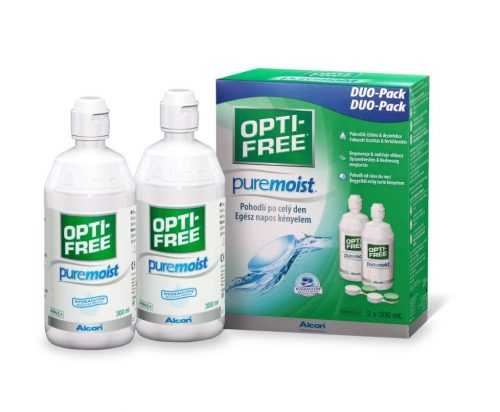 Opti free PureMoist roztok na kontaktní čočky 2x300 ml Opti free