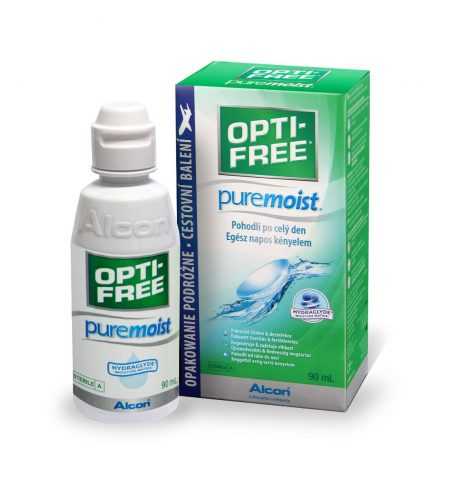 Opti free PureMoist roztok na kontaktní čočky 90 ml Opti free