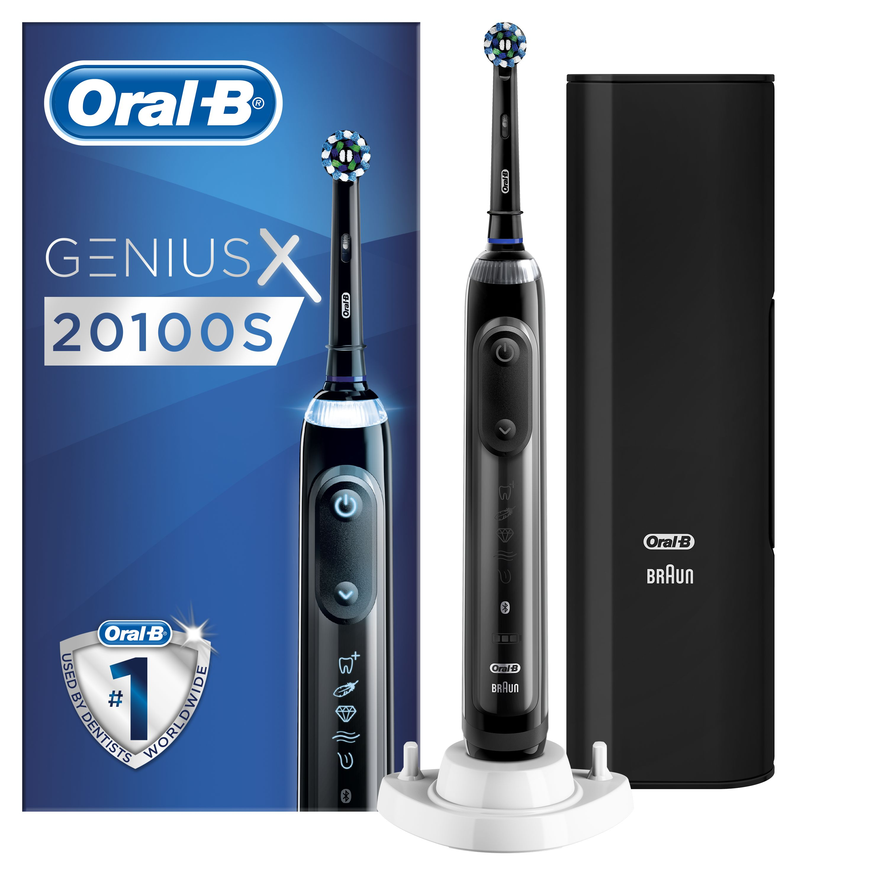 Oral-B Genius X 20100S Grey elektrický zubní kartáček Oral-B