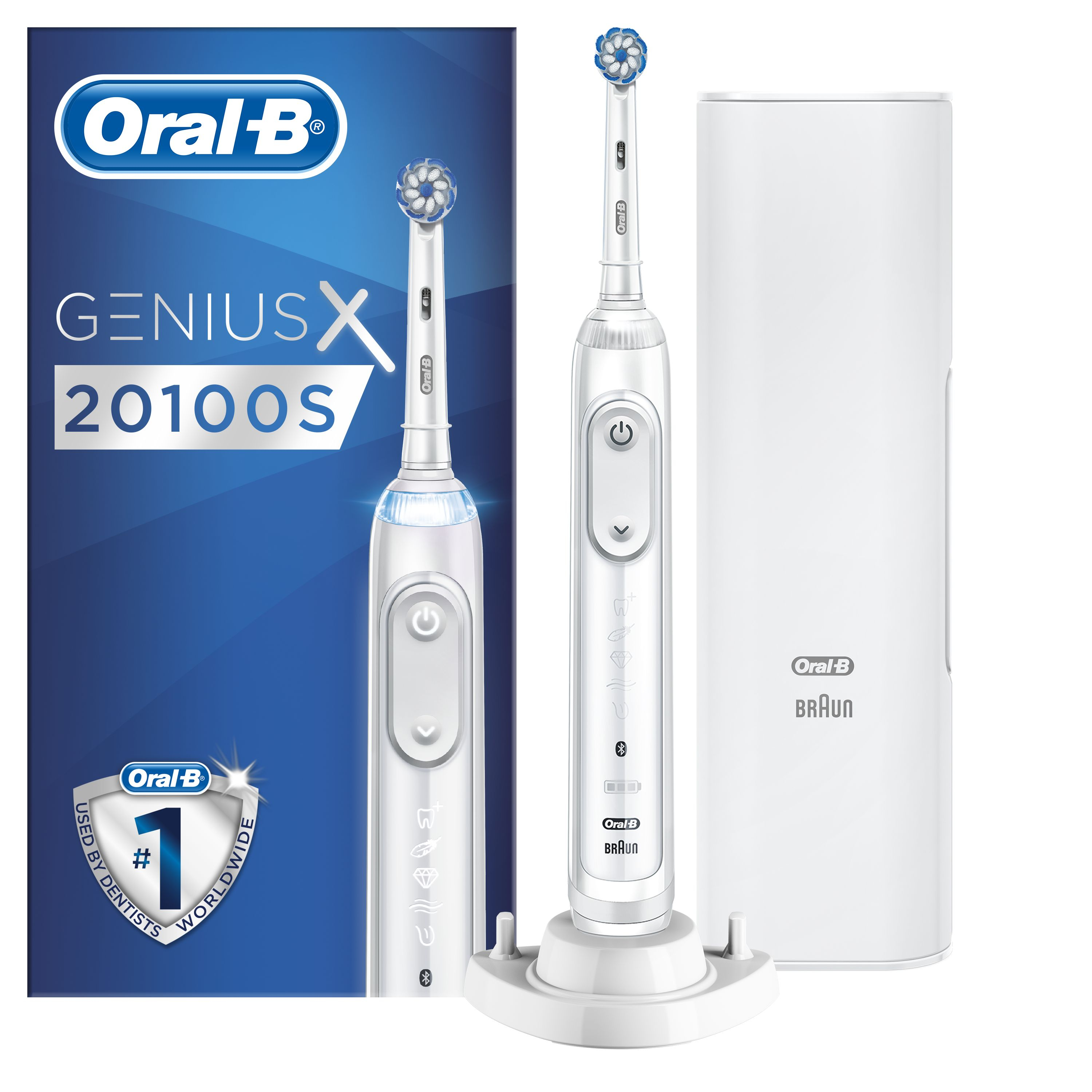 Oral-B Genius X 20100S White elektrický zubní kartáček Oral-B