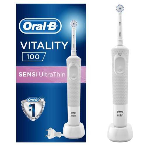 Oral-B Vitality 100 Sensitive White elektrický zubní kartáček Oral-B