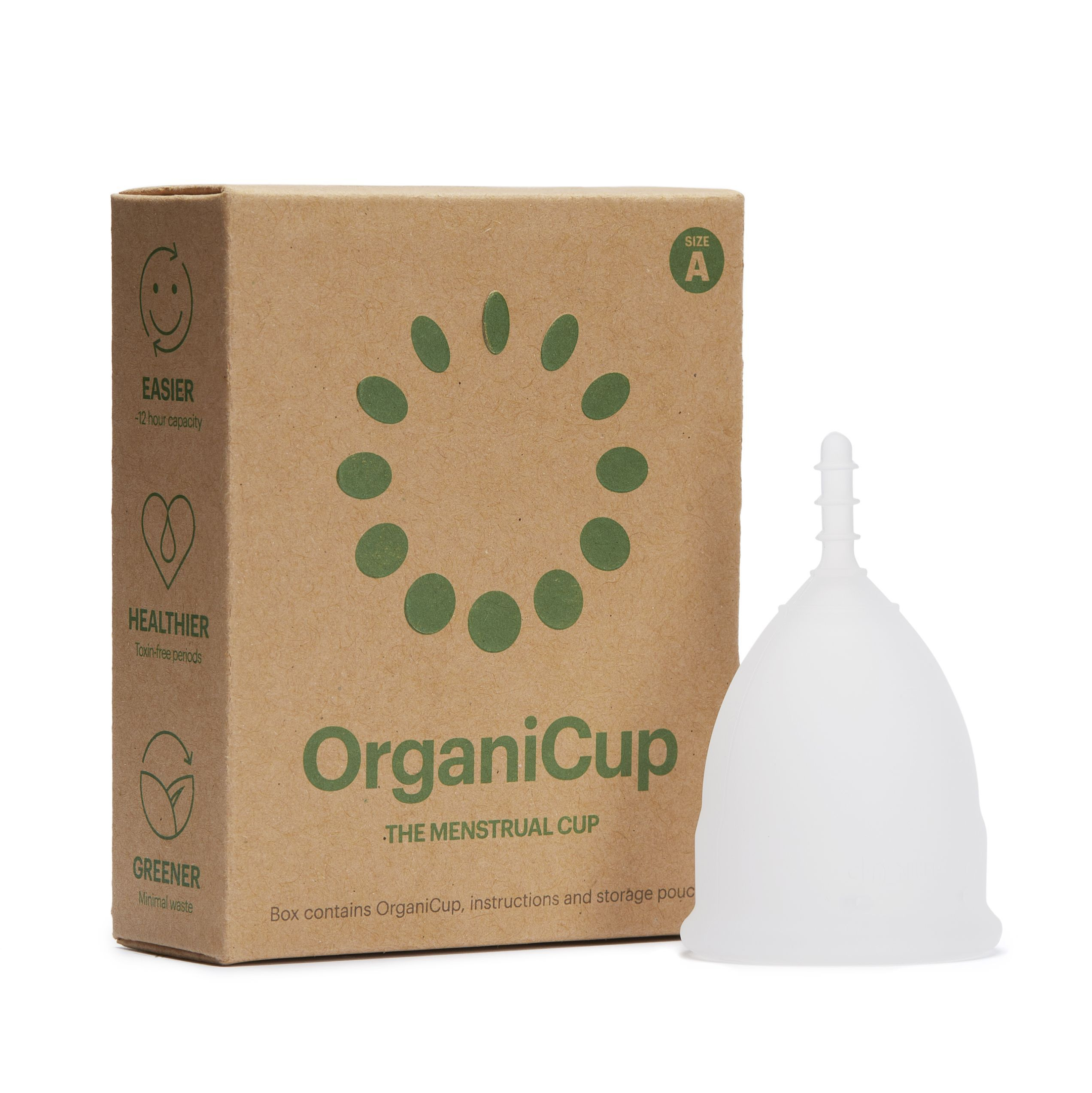 OrganiCup Menstruační kalíšek velikost A 1 ks OrganiCup