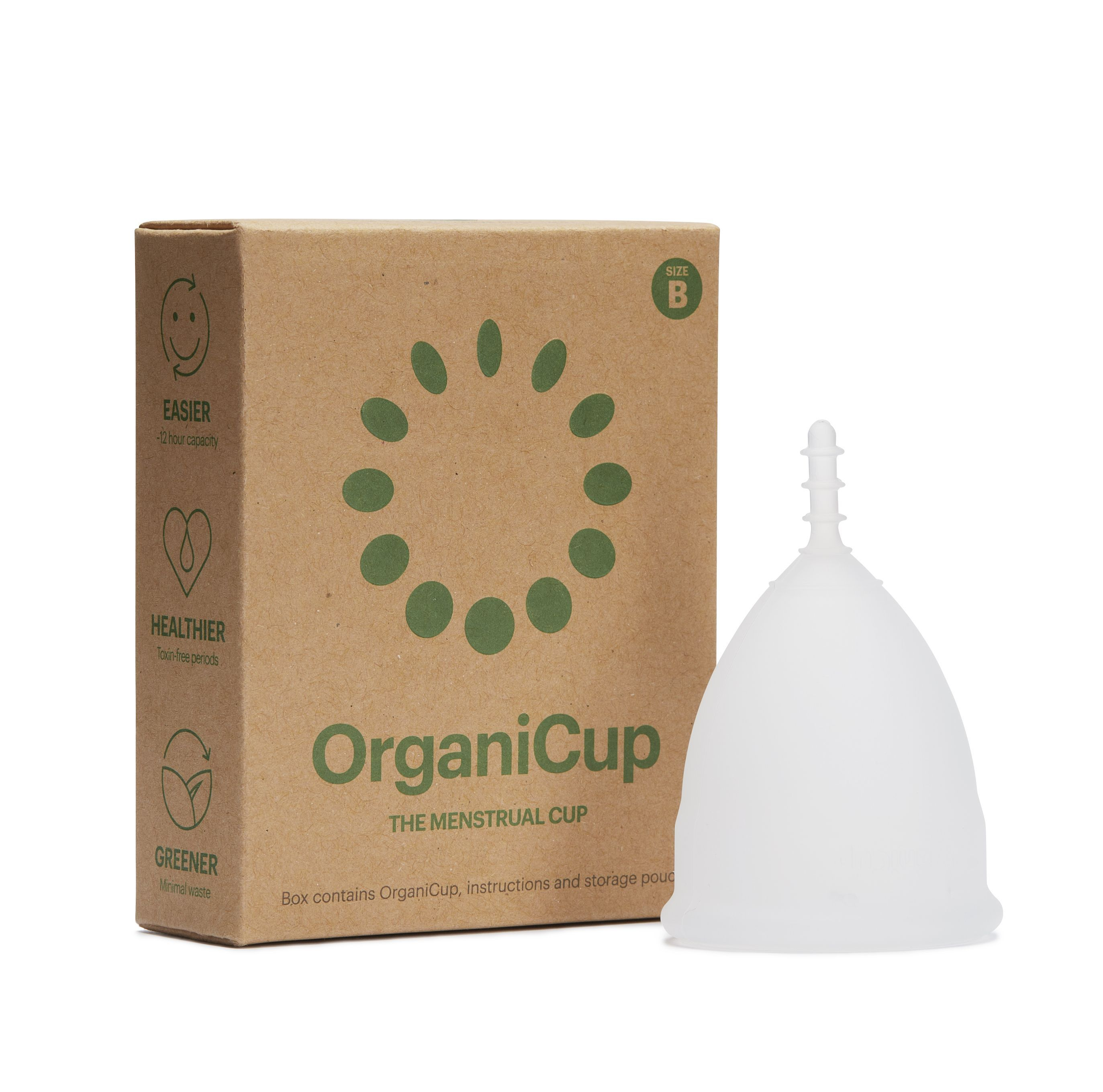 OrganiCup Menstruační kalíšek velikost B 1 ks OrganiCup