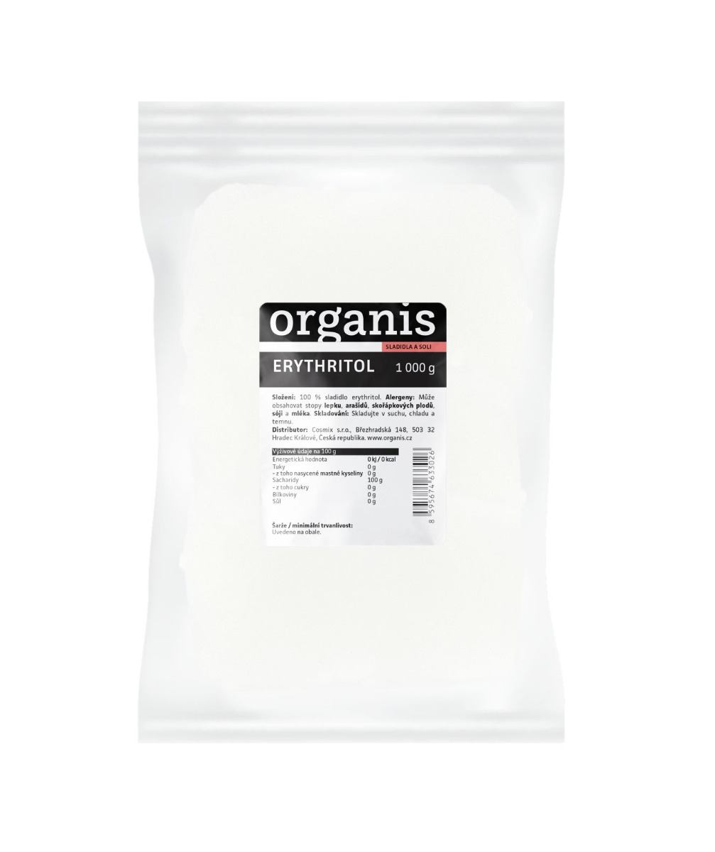 Organis Erythritol 1000 g Organis