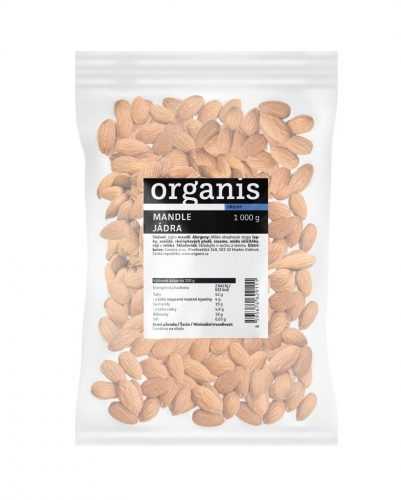 Organis Mandle jádra 1000 g Organis